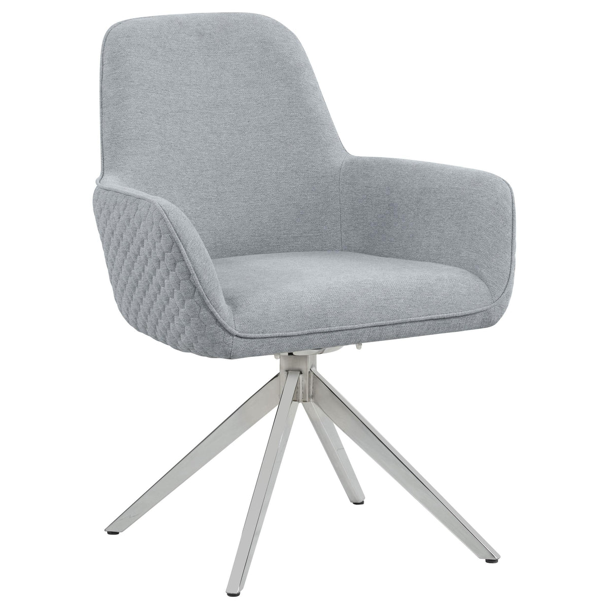 Abby Arm Chair in White High Gloss - Coaster Furniture