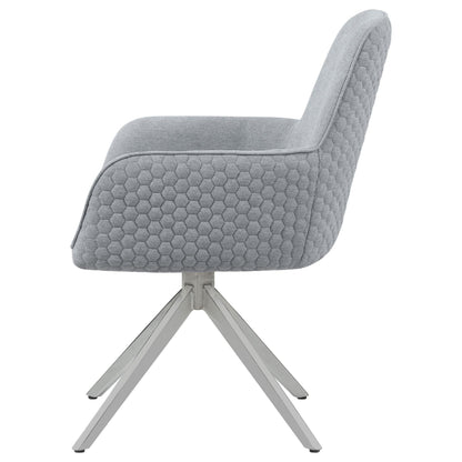 Abby Arm Chair in White High Gloss - Coaster Furniture
