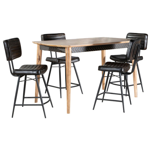 Partridge 5-Piece C.Ht Dining Set - Coaster Furniture