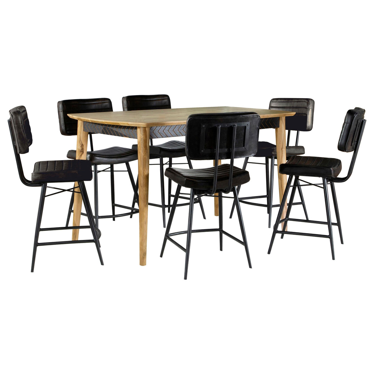 Partridge Counter Height Table 7-Piece - Coaster Furniture