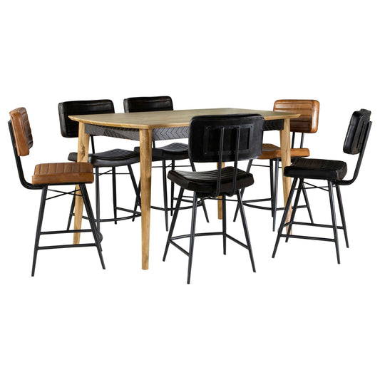 Partridge 7-Piece C.Ht Dining Set - Coaster Furniture