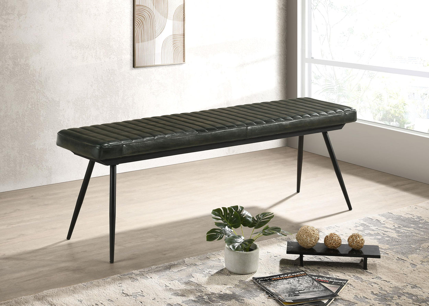 Misty Bench - Antique Espresso