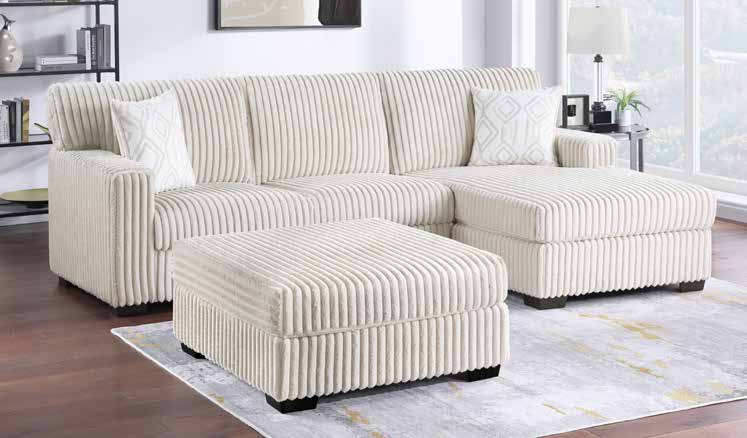 3657 Ottoman Living Room Set