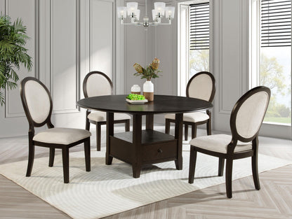 Twyla Dining Set in Dark Cocoa - Coaster Furniture