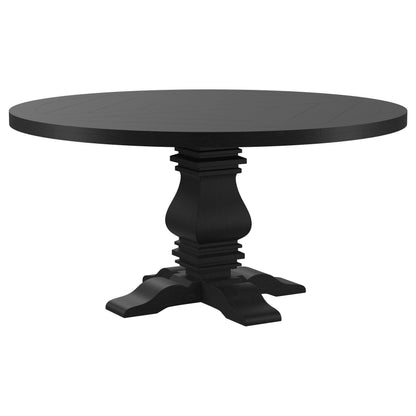 Florence Dining Table - Distressed Black
