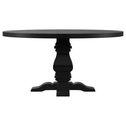 Florence Dining Table - Distressed Black