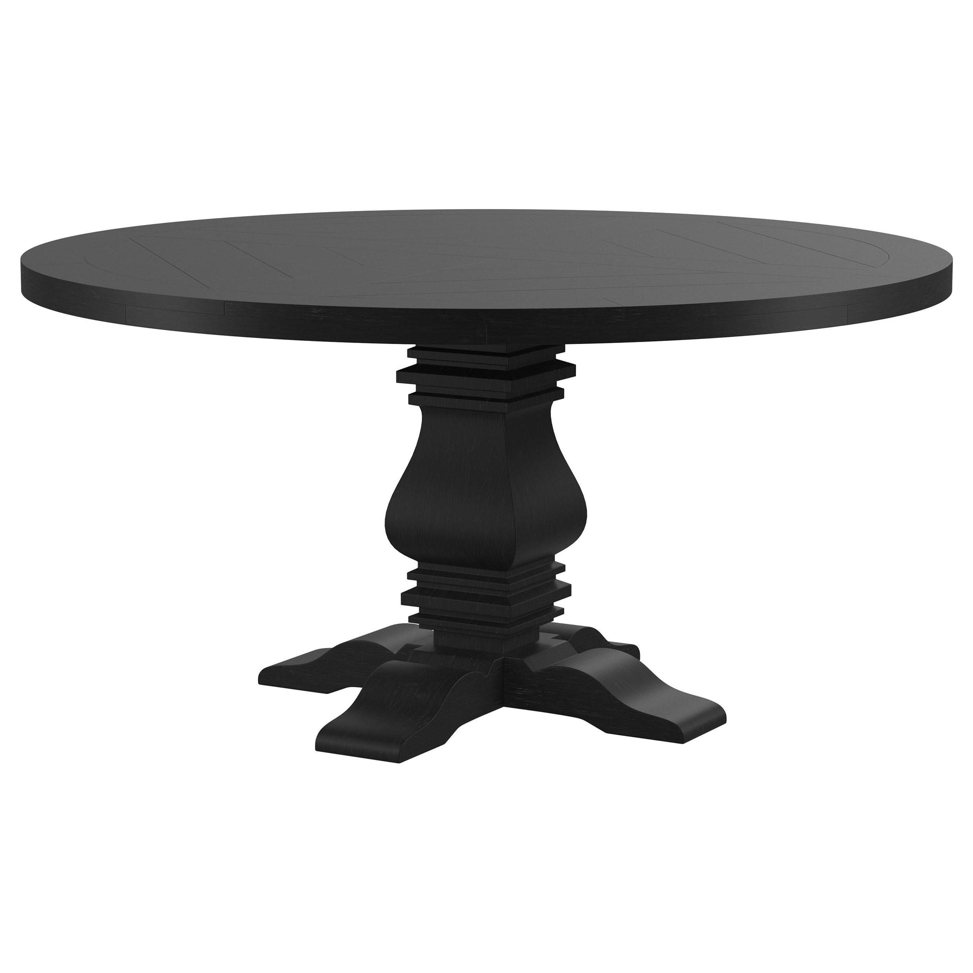 Florence Dining Table - Distressed Black