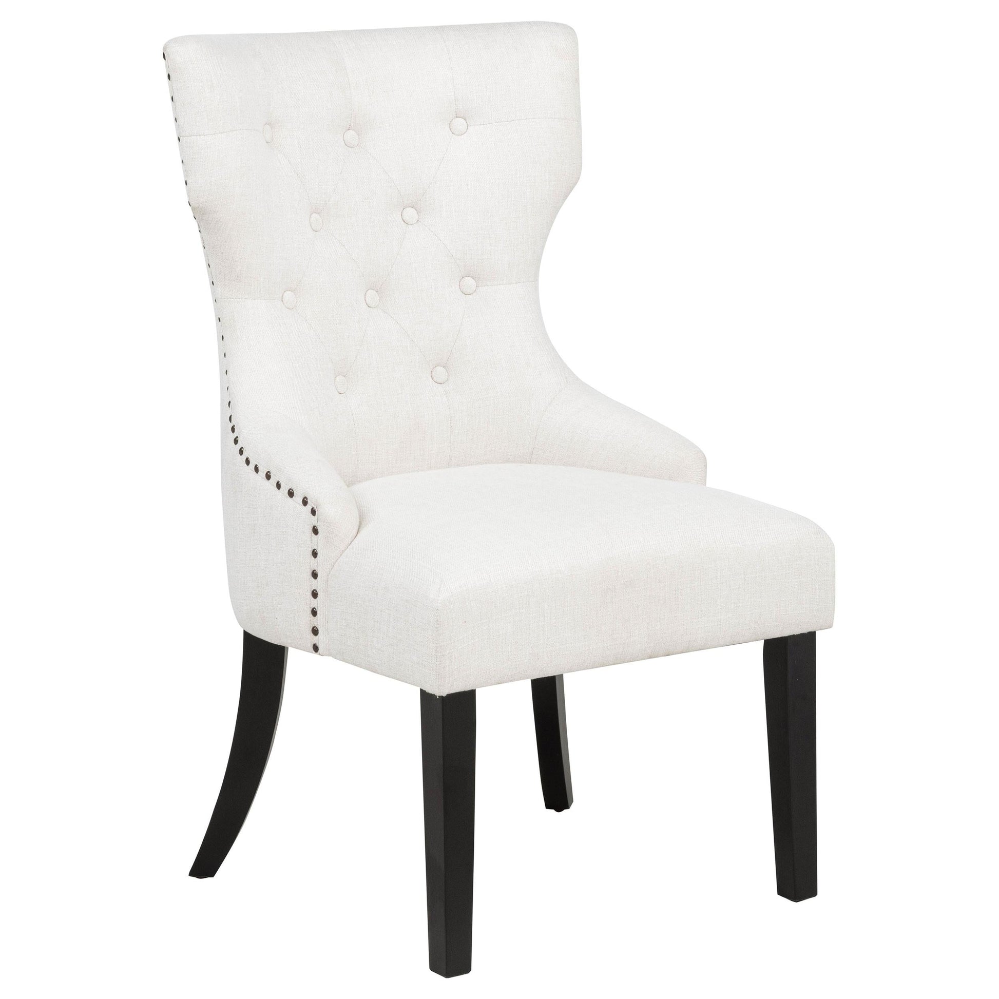 Baney Side Chair - Cream / Black