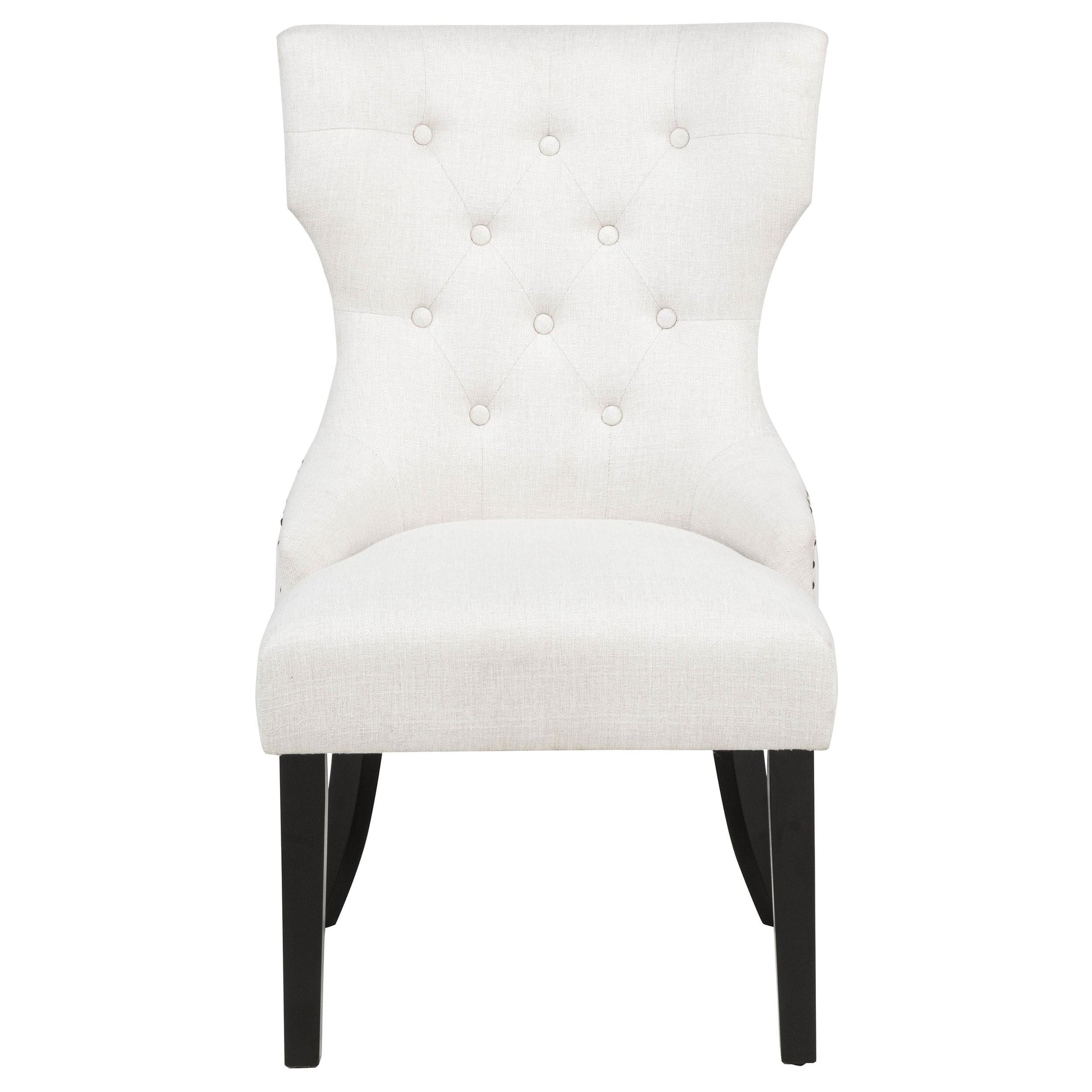 Baney Side Chair - Cream / Black
