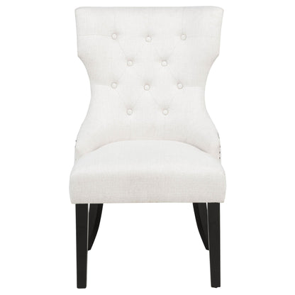 Baney Side Chair - Cream / Black