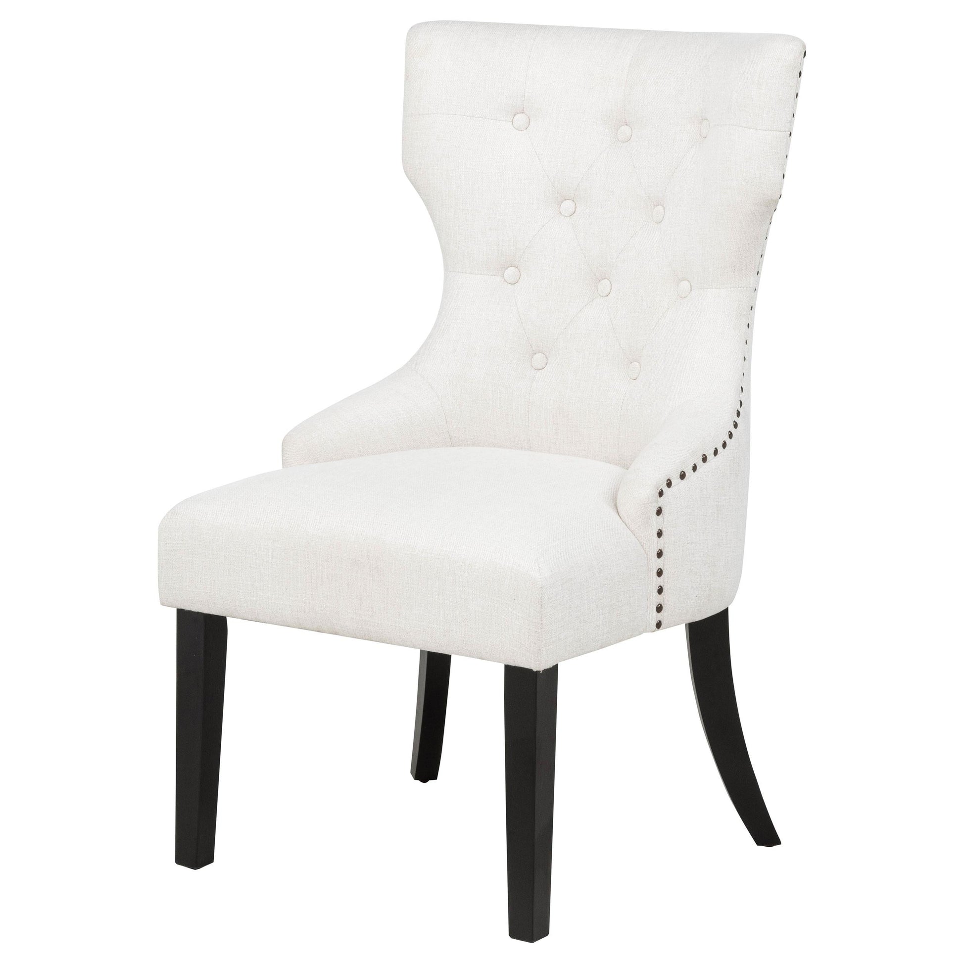 Baney Side Chair - Cream / Black