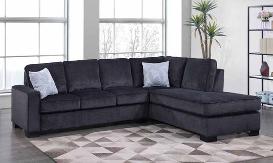 3684 Grey 2pc Sectional Living Room Set