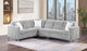 3723 Light Grey Sectional Overall Living Room Set