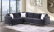 3726 Charcoal Sectional Overall Living Room Set