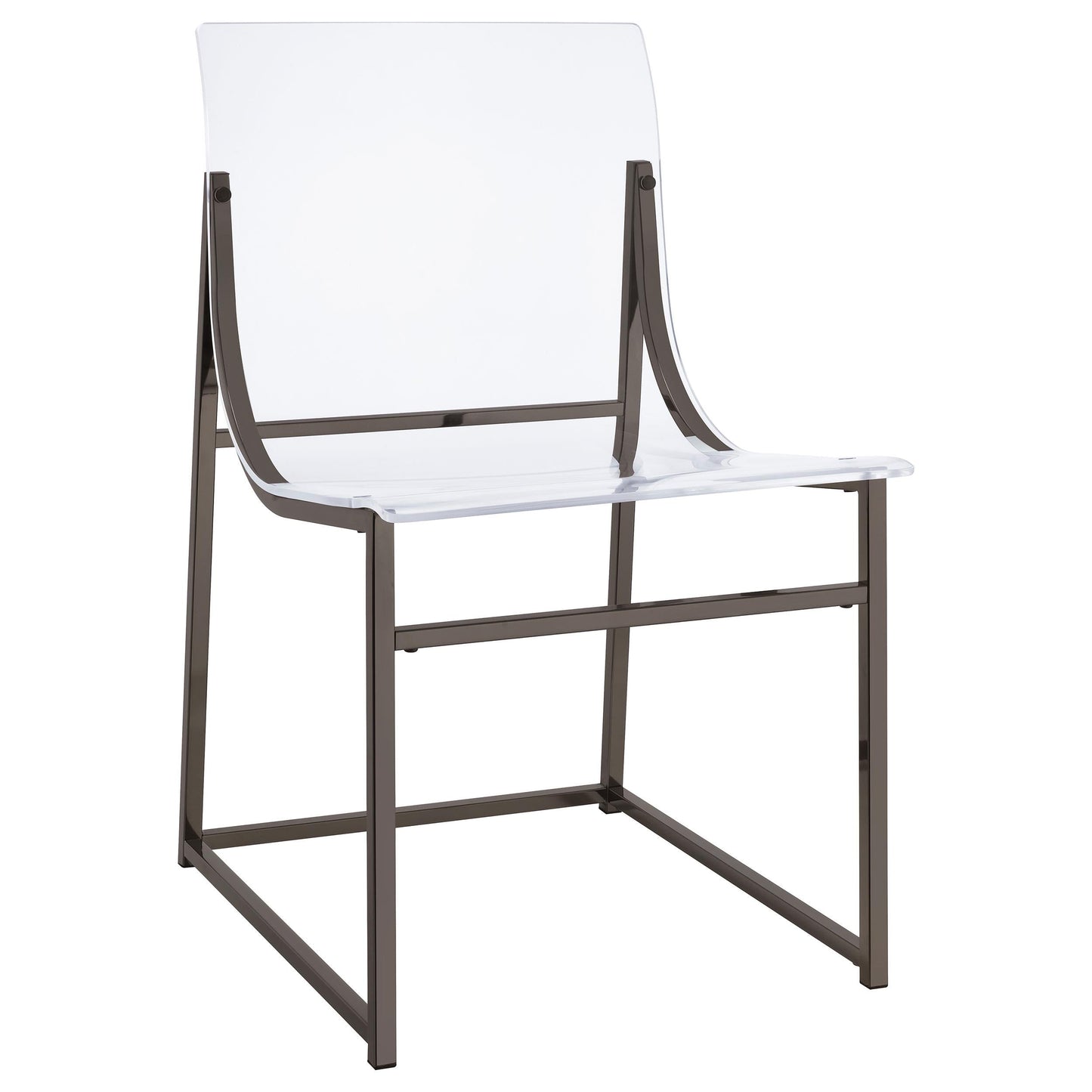 Adino Side Chair - Black Nickel