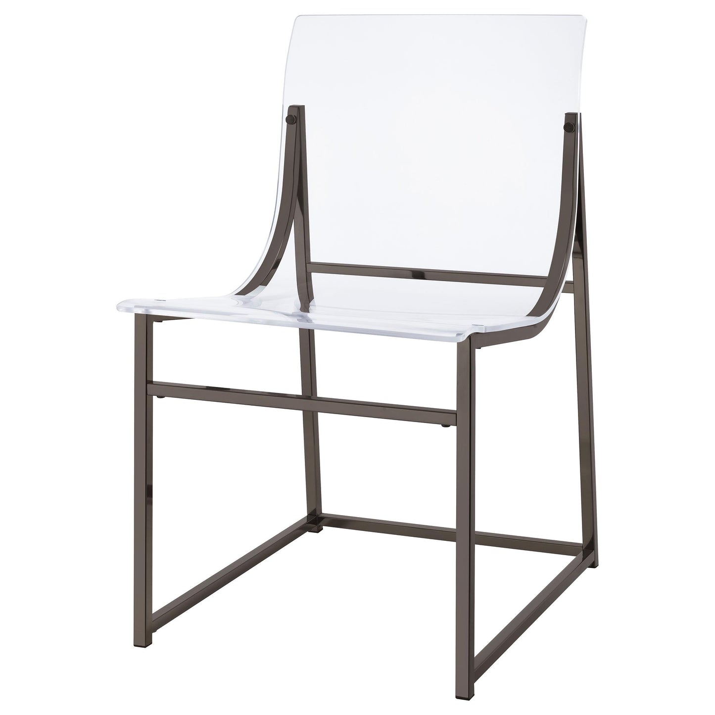 Adino Side Chair - Black Nickel