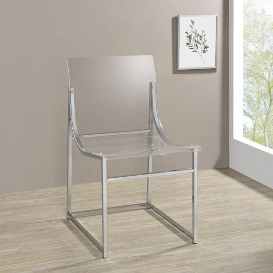 Adino Side Chair - Chrome