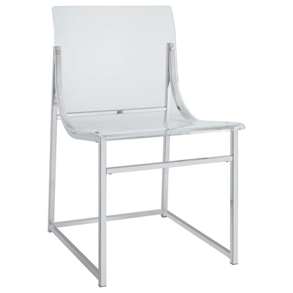 Adino Side Chair - Chrome
