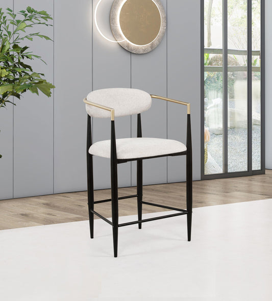 Adino Counter Chair in Chrome - Coaster Furniture