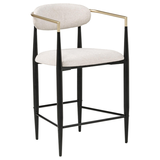 Adino Counter Chair in Chrome - Coaster Furniture