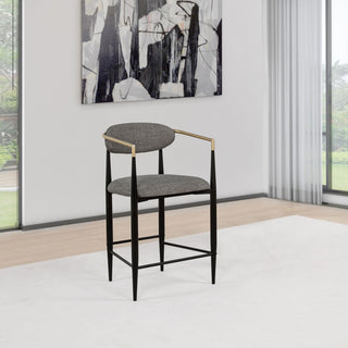 Adino Counter Chair in Chrome - Coaster Furniture