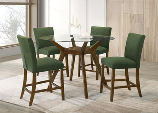 Paxton Counter Height Dining Set in Brown / Beige - Coaster Furniture