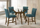 Paxton Counter Height Dining Set in Brown / Beige - Coaster Furniture