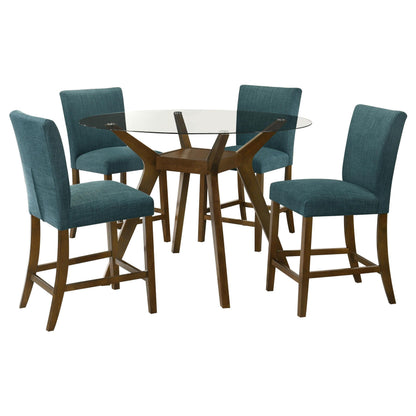 Paxton Counter Height Dining Set in Brown / Beige - Coaster Furniture