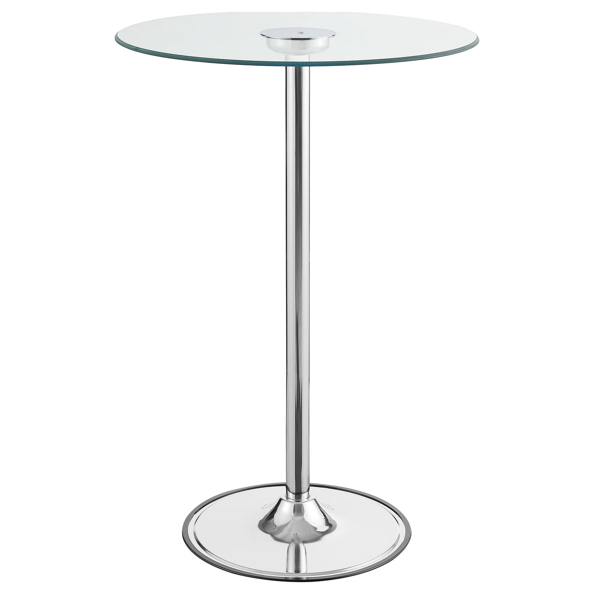 Thea Bar Table in Chrome - Coaster Furniture