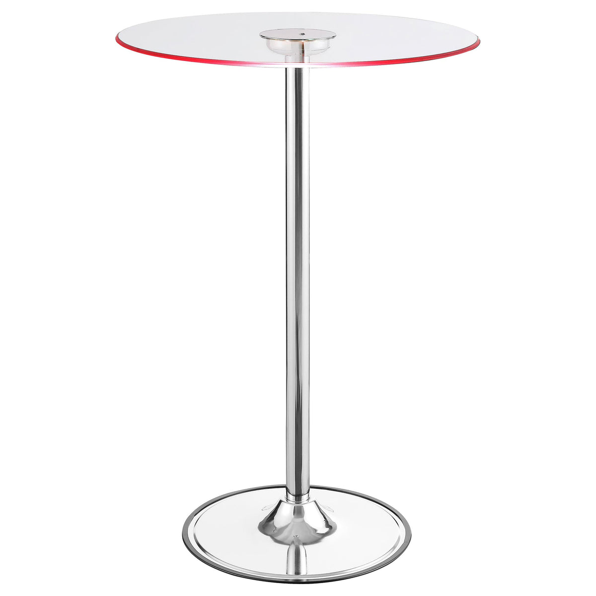 Thea Bar Table in Chrome - Coaster Furniture