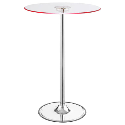 Thea Bar Table in Chrome - Coaster Furniture