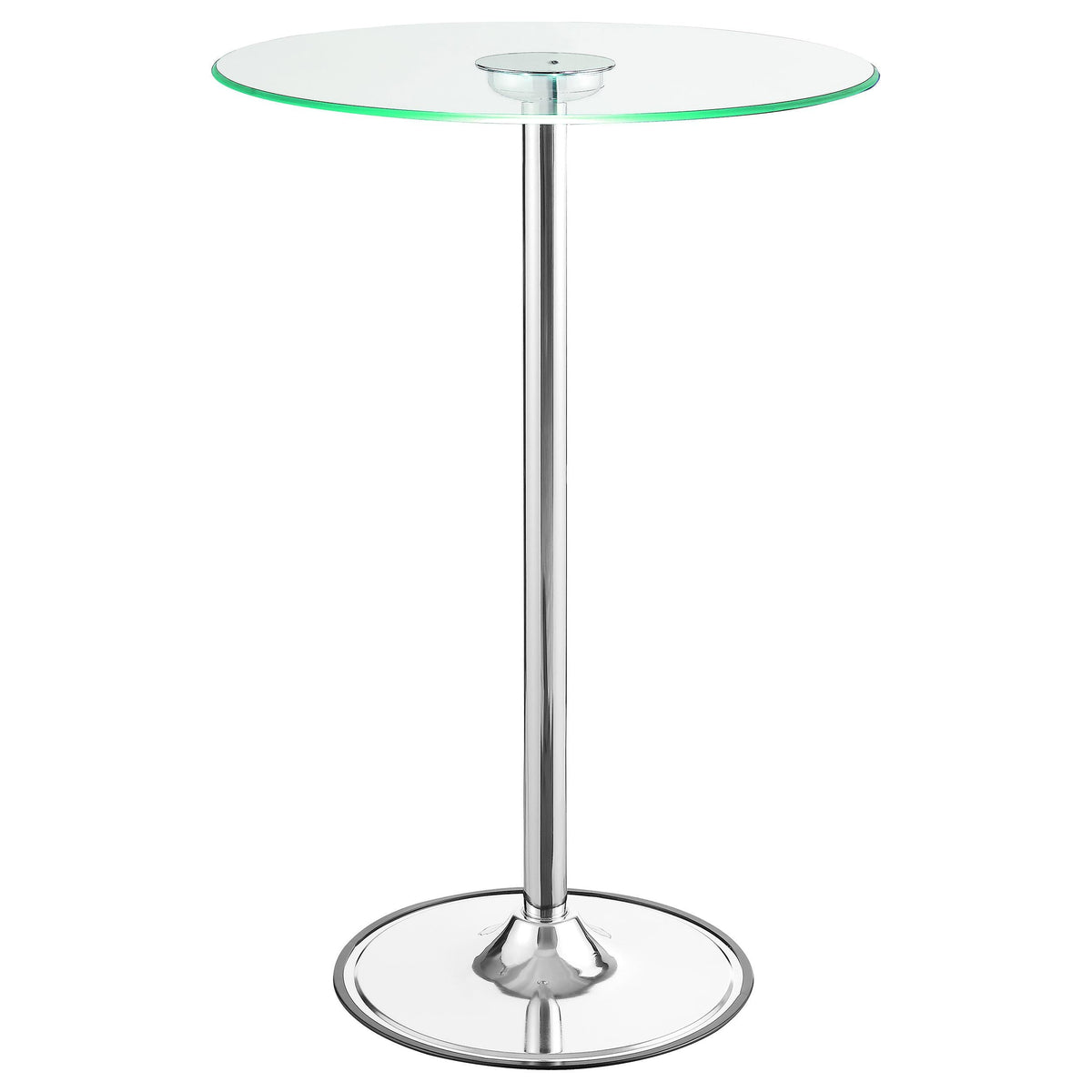 Thea Bar Table in Chrome - Coaster Furniture