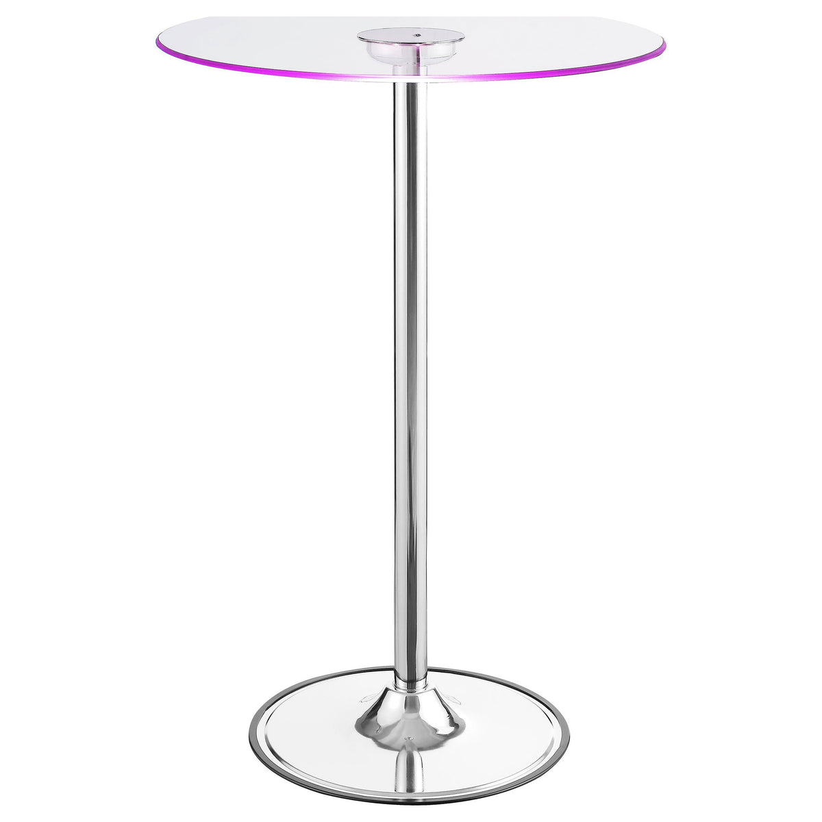 Thea Bar Table in Chrome - Coaster Furniture