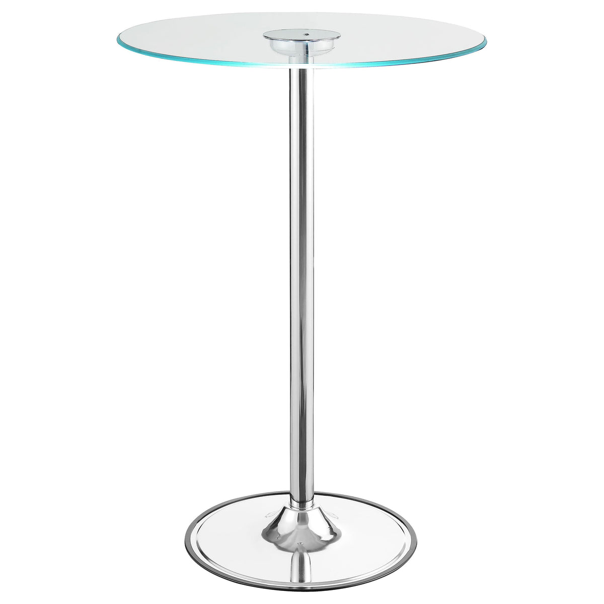 Thea Bar Table in Chrome - Coaster Furniture