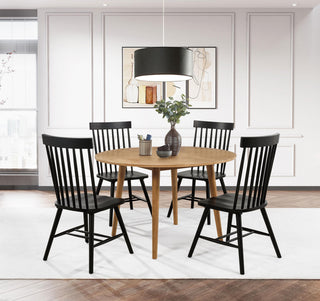 Andrews Dining Set in Light Ash - Coaster Furniture