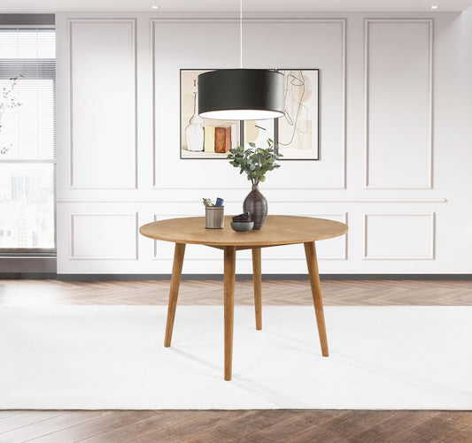 Andrews Dining Table in Light Ash - Coaster Furniture