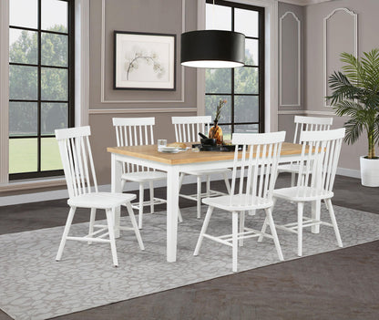 Andrews Dining Set in Light Ash - Coaster Furniture