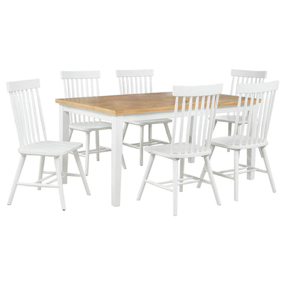 Andrews Dining Set in Light Ash - Coaster Furniture