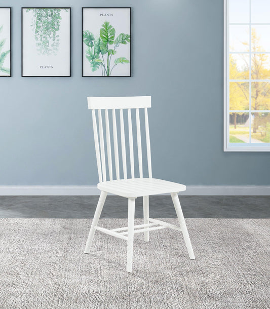 Andrews Side Chair in Light Ash - Coaster Furniture