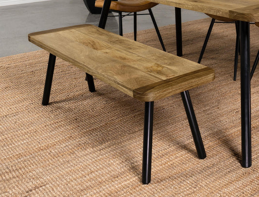 Maverick Bench in Natural Mango - Coaster Furniture