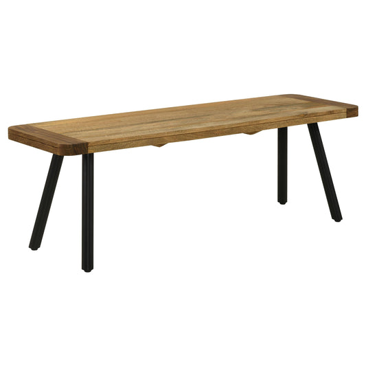 Maverick Bench in Natural Mango - Coaster Furniture