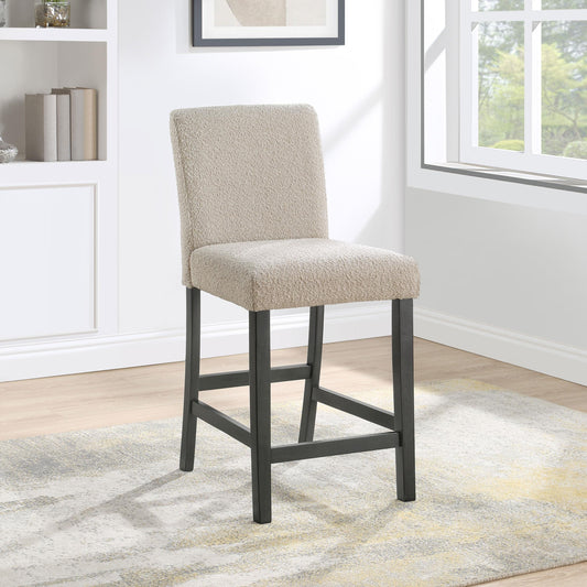 Trofello Counter Ht Dining Chair in White Washed - Coaster Furniture