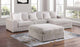 3822-3D Taupe Modular 3pc Secional Living Room Set