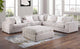 3822-6B Taupe Modular 6pc Secional Living Room Set