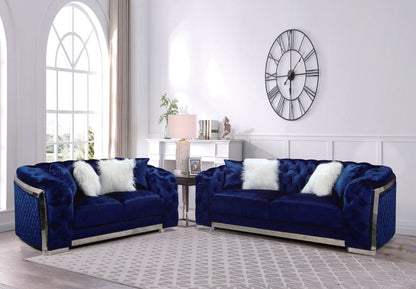 Lauren 035 Silver Living Room Set