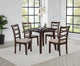 Barton Dining Set in Dark Brown - Coaster Furniture