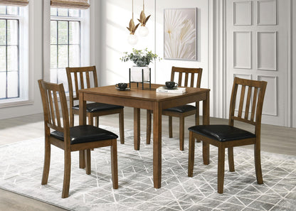 Parkwood 5-Piece Dining Set - Honey Brown