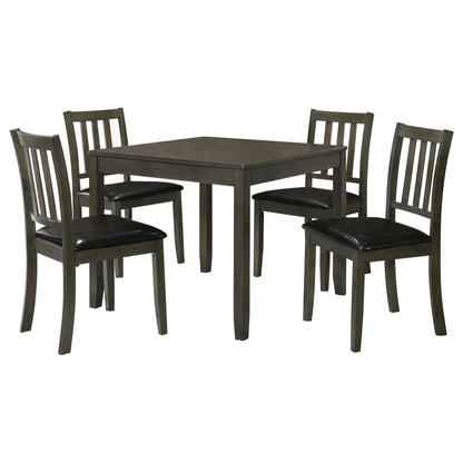 Parkwood 5-Piece Dining Set - Charcoal
