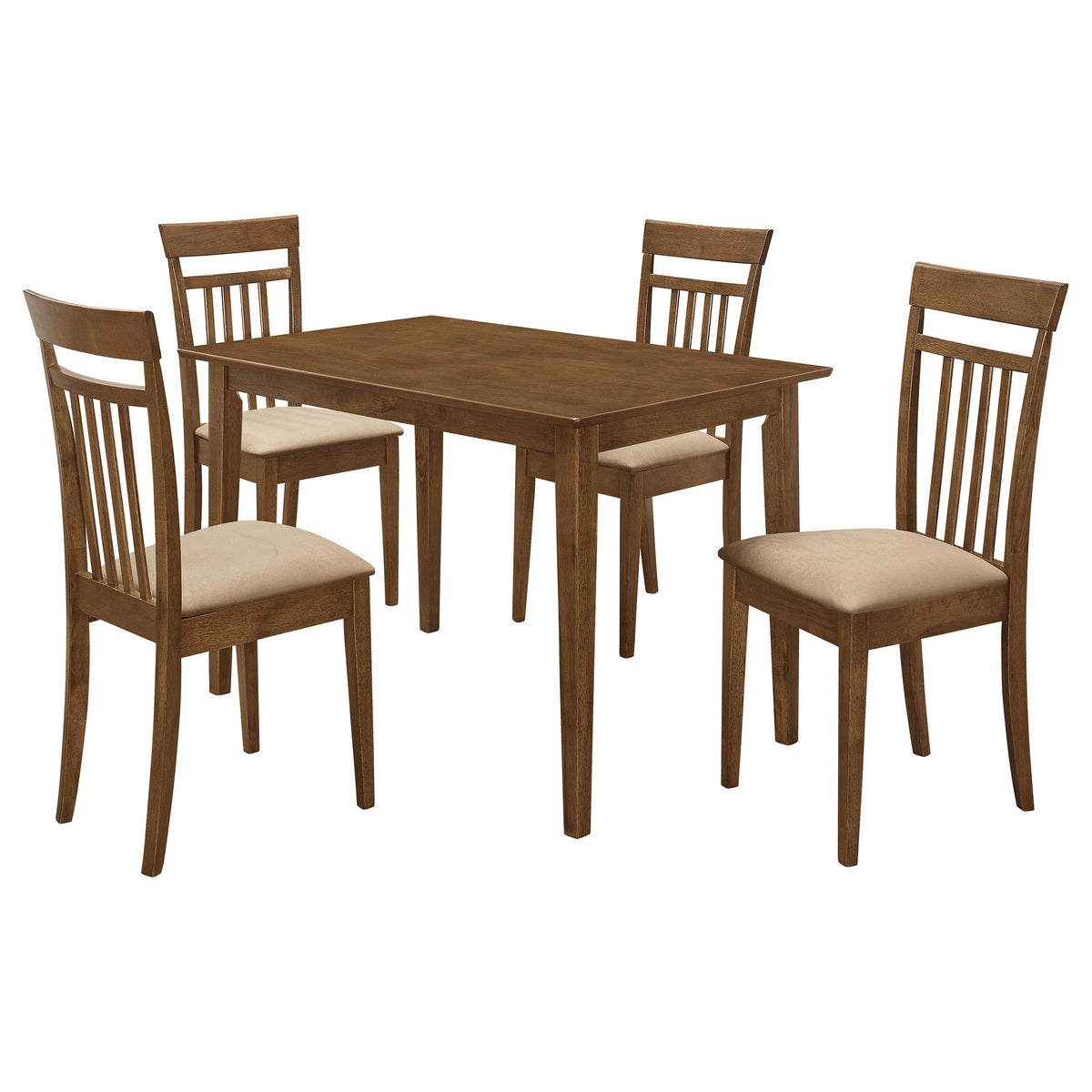 Robles 5-Piece Dining Set in Chestnut - Coaster Furniture