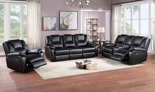 9411 Black Power Living Room Set